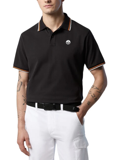 CORE Kurz&auml;rmeliges Poloshirt aus Baumwolle Schwarz - Herren-Polo-Shirts/Herren-Polo-Shirt/Herrenpoloshirt/Herrenpoloshirts