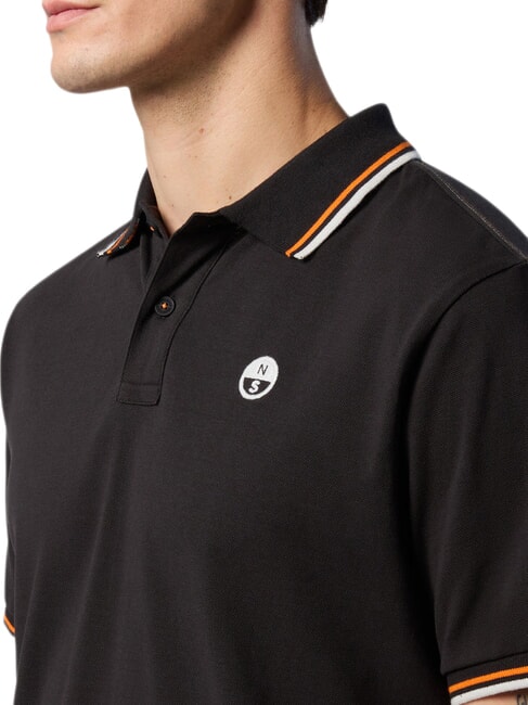 CORE Kurz&auml;rmeliges Poloshirt aus Baumwolle Schwarz - Herren-Polo-Shirts/Herren-Polo-Shirt/Herrenpoloshirt/Herrenpoloshirts
