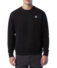 NORTH SAILS ROUND LOGO Sweatshirt mit Rundhalsausschnitt aus Baumwolle Schwarz - Sweatshirts Herren - 2