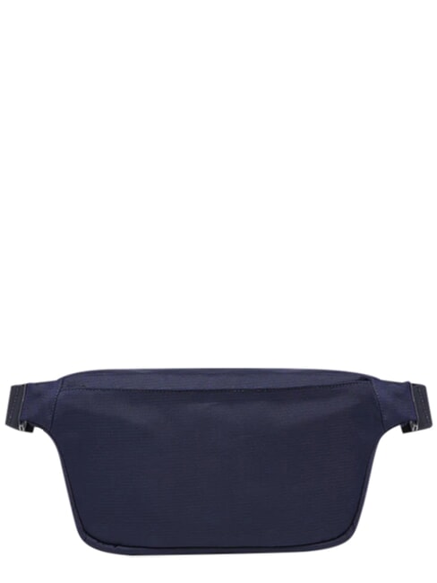 ORION G&uuml;rteltasche aus Leder und Stoff Blau - H&uuml;fttaschen