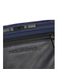 PIQUADRO ORION G&uuml;rteltasche aus Leder und Stoff Blau - H&uuml;fttaschen - 4