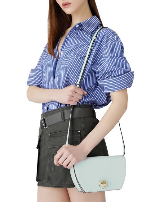 CAMPIONARIO - SFERA  Mikro-Schultertasche aus Leder Lagune - Damentaschen