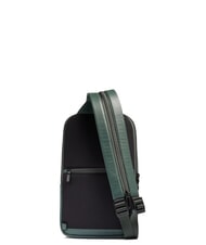PIQUADRO W137 One-Shoulder-Rucksack aus Leder GR&Uuml;N - PC-Rucks&auml;cke - 3