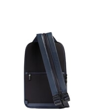 PIQUADRO W137 One-Shoulder-Rucksack aus Leder Blau - PC-Rucks&auml;cke - 4