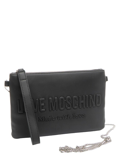 SIGNATURE LOVE Clutch mit Schulterriemen Schwarz - Damentaschen