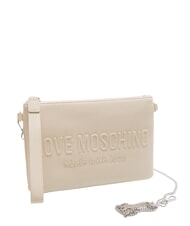 LOVE MOSCHINO SIGNATURE LOVE Clutch mit Schulterriemen Elfenbein - Damentaschen - 2