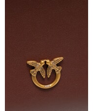 PINKO TRIPLET Umh&auml;ngetasche Burgunderwein-Antikgold - Damentaschen - 3