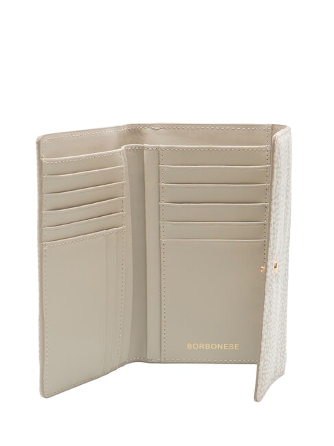 CLASSICA Damen Geldb&ouml;rse wei&szlig;e Baumwolle - Brieftaschen Damen