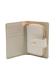 BORBONESE CLASSICA Mittelgro&szlig;e Geldb&ouml;rse mit M&uuml;nzfach wei&szlig;e Baumwolle - Damentaschen - 2