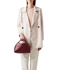 BORBONESE SEXY SMALL Kleine Handtasche mit Schultergurt Merlot - Damentaschen - 5