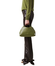 BORBONESE SEXY SMALL Kleine Handtasche mit Schultergurt Lorbeer - Damentaschen - 5