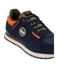 COLMAR TRAVIS SPORT COLORS Turnschuhe Marineblau/Milit&auml;r/Orange - Herrenschuhe - 3