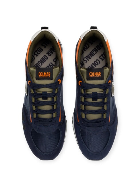 TRAVIS SPORT COLORS Turnschuhe Marineblau/Milit&auml;r/Orange - Herrenschuhe