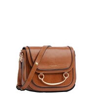 THE BRIDGE LUCE Mini-Schultertasche aus Leder Cognac / Gold - Damentaschen - 2