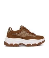 GUESS BERRETT 3 Turnschuhe Beige / Braun - Damenschuhe - 2