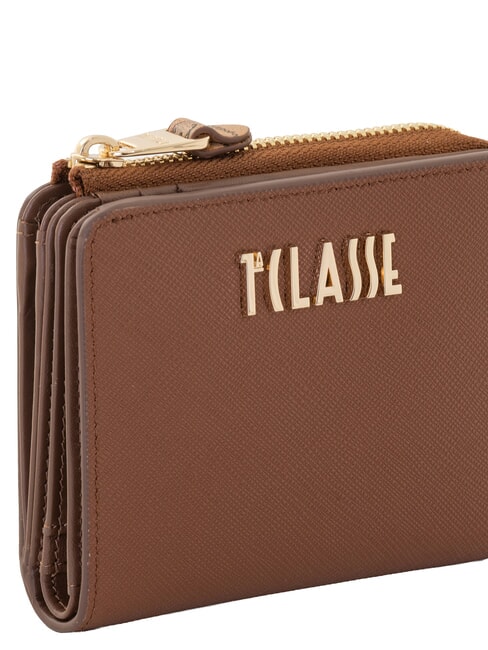 WINDY CITY Kleine Geldb&ouml;rse mit Rei&szlig;verschluss Kastanie - Brieftaschen Damen