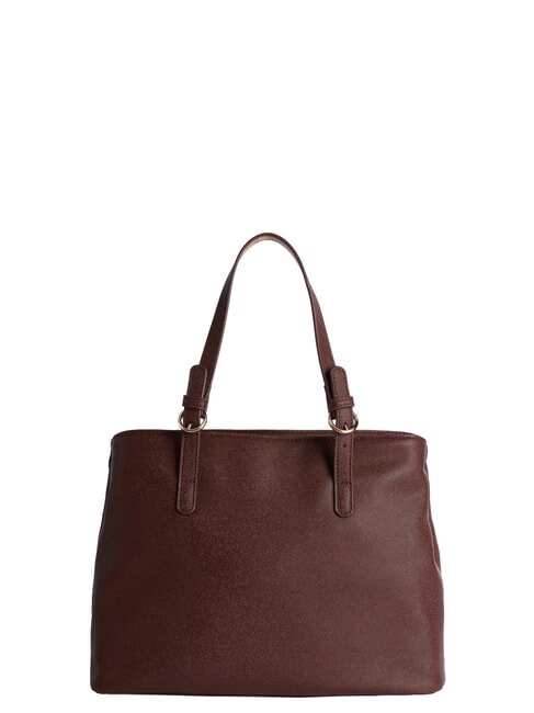 SCOTTISH CAVIAR Handtasche mit verstellbarem Schultergurt Mahagoni - Damentaschen