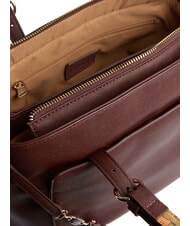 ALVIERO MARTINI PRIMA CLASSE SCOTTISH CAVIAR Handtasche mit verstellbarem Schultergurt Mahagoni - Damentaschen - 5