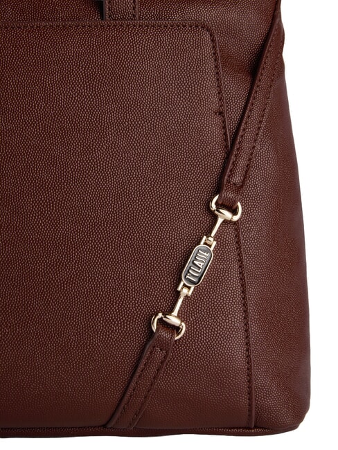 SCOTTISH CAVIAR Handtasche mit verstellbarem Schultergurt Mahagoni - Damentaschen