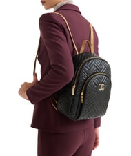ALVIERO MARTINI PRIMA CLASSE MATELASSE Rucksack aus Stoff in Nappa-Optik Schwarz - Damentaschen - 4