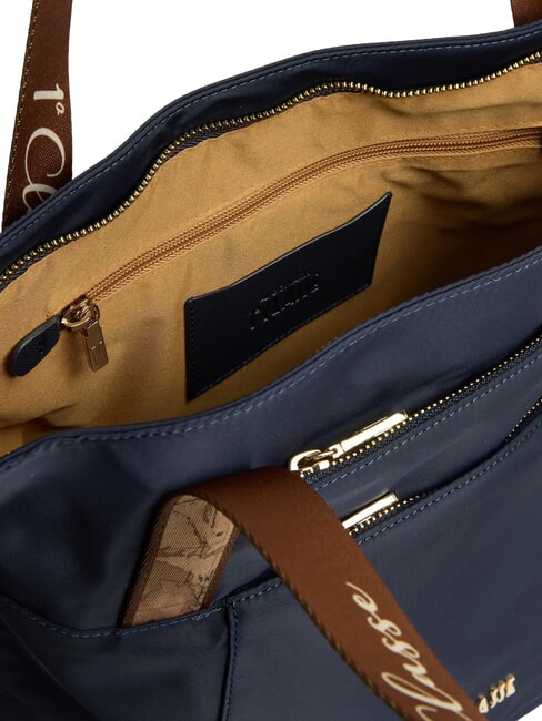 STORMY NYLON Einkaufstasche aus recyceltem Nylon Nachtblau - Damentaschen