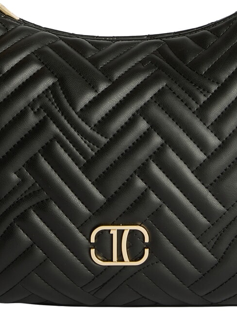 MATELASSE Schultertasche mit Schultergurt Schwarz - Damentaschen