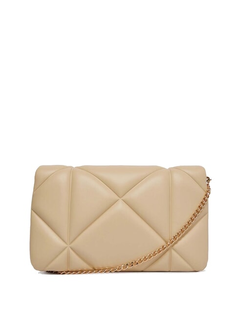 EMBOSSED Mini-Schultertasche Taupe - Damentaschen