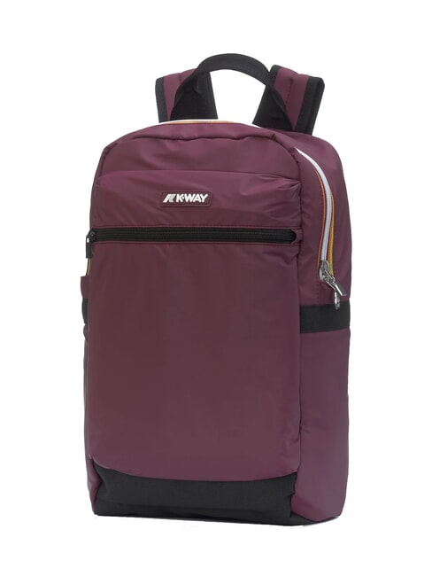 MID LAON Wasserabweisender Nylon-Rucksack violett-malvenfarbener Wein - Rucks&auml;cke f&uuml;r Schule &amp; Freizeit
