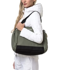 KWAY AISY Schultertasche mit Schultergurt gr&uuml;ne Flechten - Damentaschen - 4