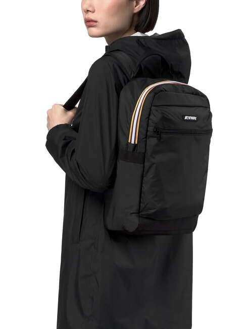 MID LAON Wasserabweisender Nylon-Rucksack auch schwarz - Rucks&auml;cke f&uuml;r Schule &amp; Freizeit