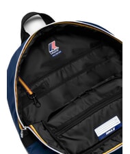 KWAY LAON Nylonrucksack blaue Insignien - Rucks&auml;cke f&uuml;r Schule &amp; Freizeit - 3
