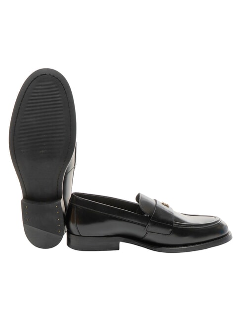 PARTY Ledermokassins Schwarz - Damenschuhe