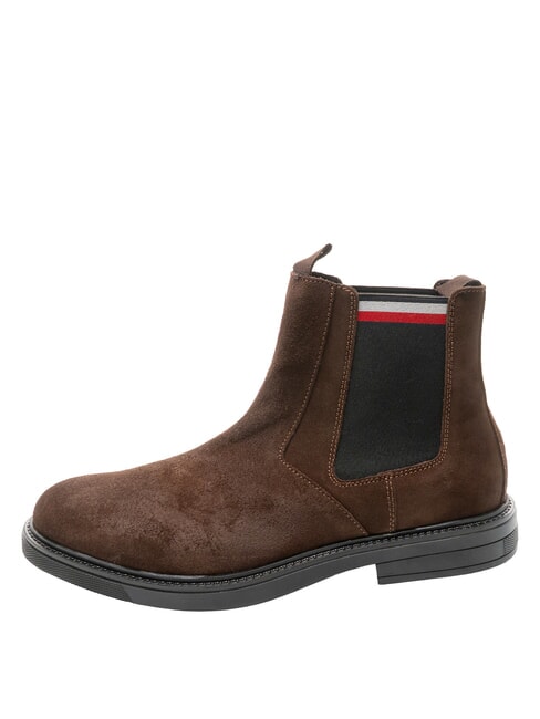HILFIGER OUTDOOR Wildleder-Ankle-Boots braun - Herrenschuhe