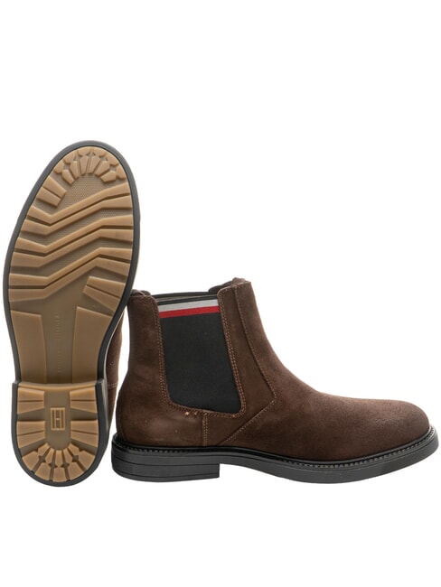 HILFIGER OUTDOOR Wildleder-Ankle-Boots braun - Herrenschuhe