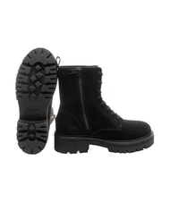 TOMMY HILFIGER TJW Lederamphibien Schwarz - Damenschuhe - 5