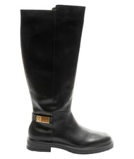 TOMMY HILFIGER TH Allti Lederstiefel Schwarz - Damenschuhe - 2