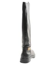 TOMMY HILFIGER TH Allti Lederstiefel Schwarz - Damenschuhe - 3