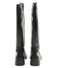 TOMMY HILFIGER TH Allti Lederstiefel Schwarz - Damenschuhe - 4