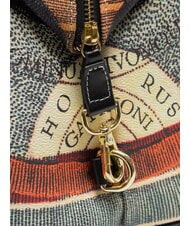 GATTINONI PLANETARIUM Mittelgro&szlig;e Kuppeltasche mit Schultergurt Mond/Wei&szlig; - Damentaschen - 3