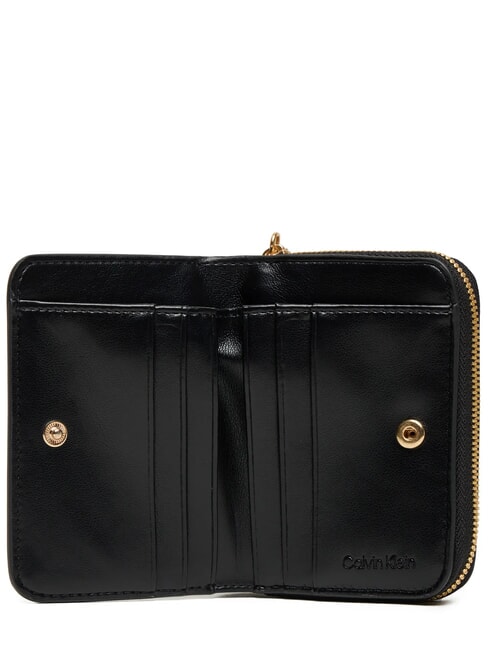 HARDWARE MONOGRAM Ledergeldb&ouml;rse auf Schwarz - Brieftaschen Damen