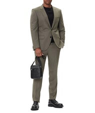 CALVIN KLEIN RAISED LOGO Umh&auml;ngetasche auf Schwarz - Umh&auml;ngetaschen Herren - 5