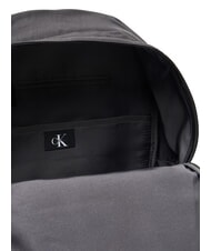 CALVIN KLEIN BOLD LOGO NYLON Weicher Rucksack auf Schwarz - Rucks&auml;cke f&uuml;r Schule &amp; Freizeit - 3