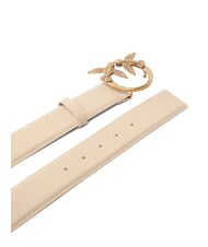PINKO LOVE BERRY Lederg&uuml;rtel Beige-Rauchgrau-Antikgold - G&uuml;rtel - 2