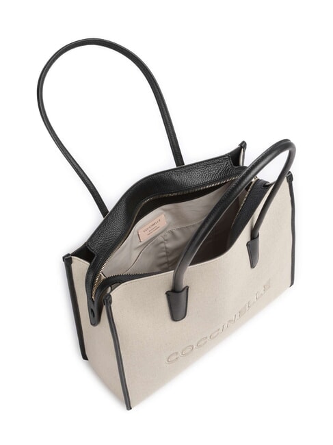 MYRTHA26 CANVAS  natur / schwarz - Damentaschen