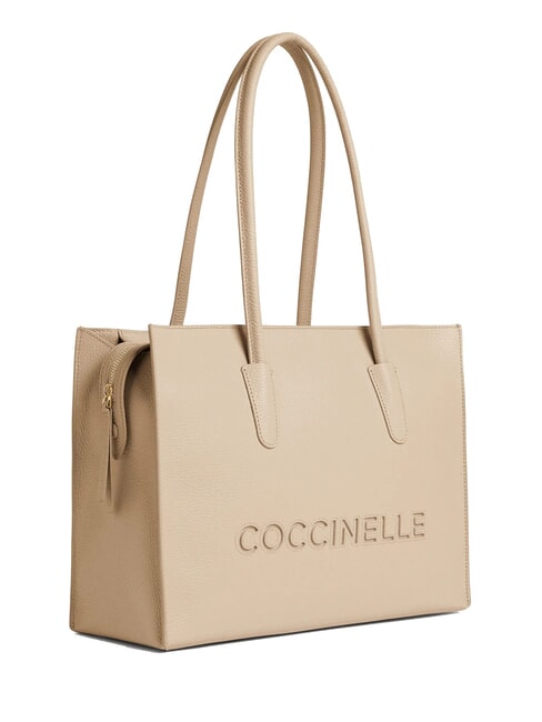 MYRTHA26 Schultertasche, Leder Sandmuschel - Damentaschen