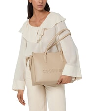 COCCINELLE MYRTHA26 Schultertasche, Leder Sandmuschel - Damentaschen - 5