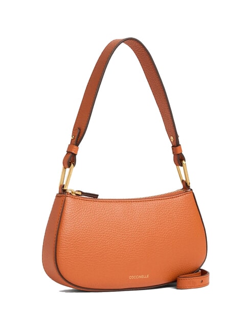 MERVEILLE Schultertasche aus strukturiertem Leder Krabbe - Damentaschen