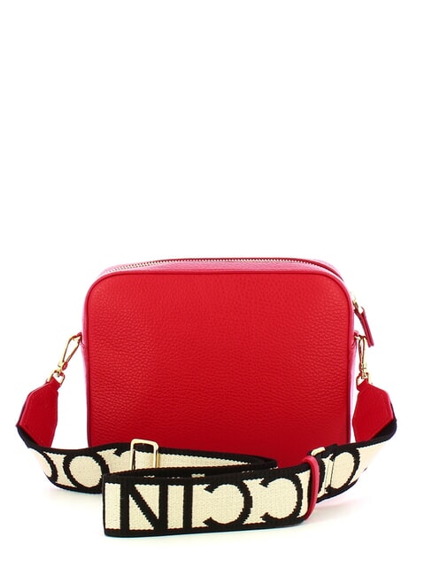 TEBE Kleine Tasche aus strukturiertem Leder Scharlach - Damentaschen