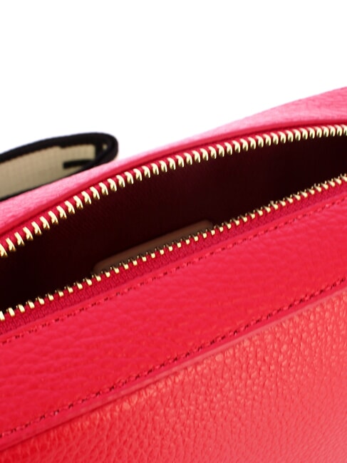 TEBE Kleine Tasche aus strukturiertem Leder Scharlach - Damentaschen