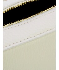 COCCINELLE TEBE Kleine Tasche aus strukturiertem Leder Perle - Damentaschen - 3